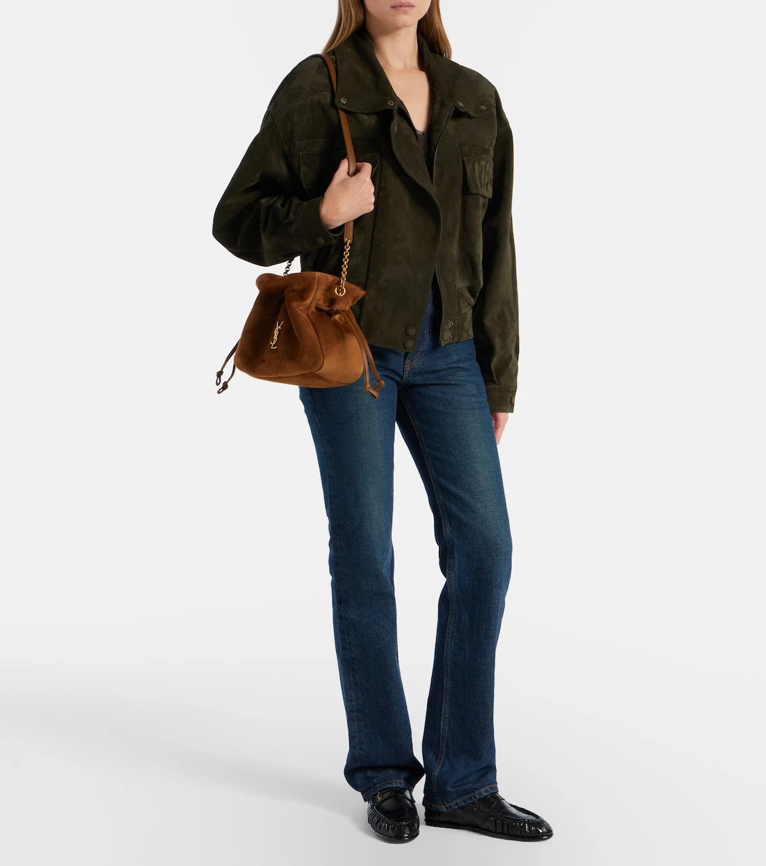 Saint Laurent - Jamie Small suede shoulder bag