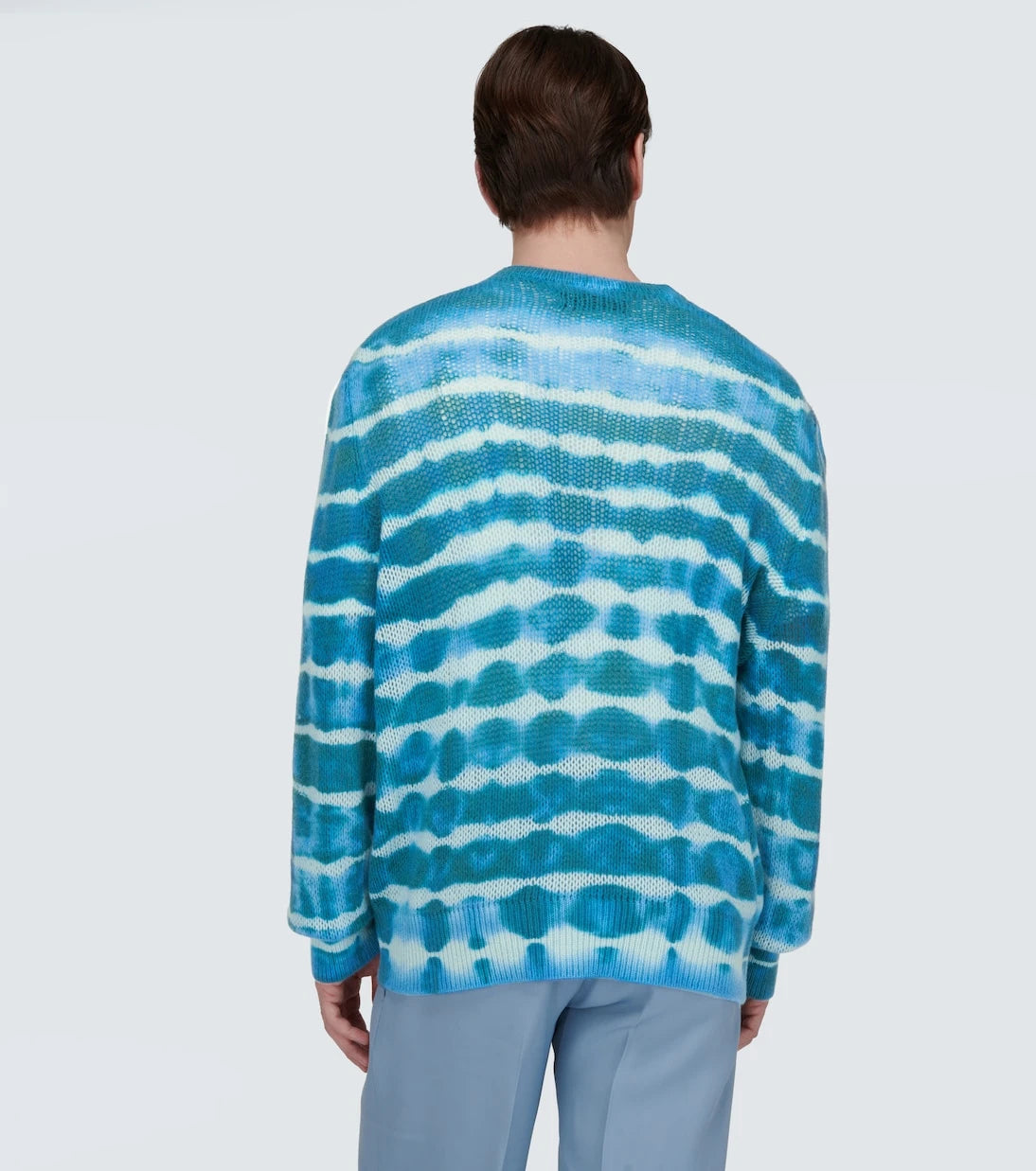 Amiri - Tie-dye cashmere and wool sweater
