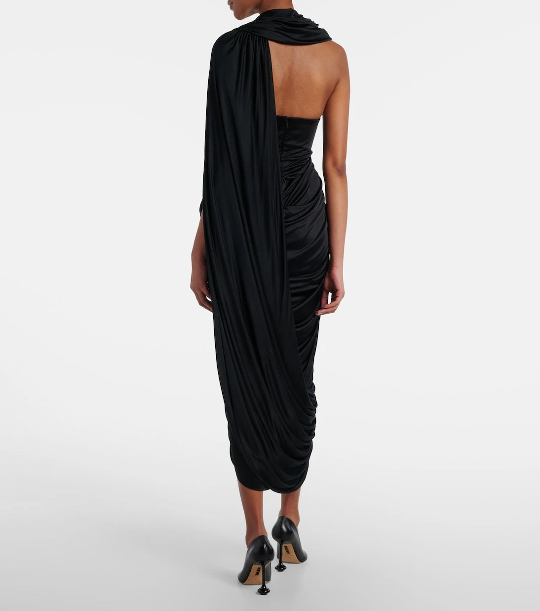 Loewe - Draped midi dress