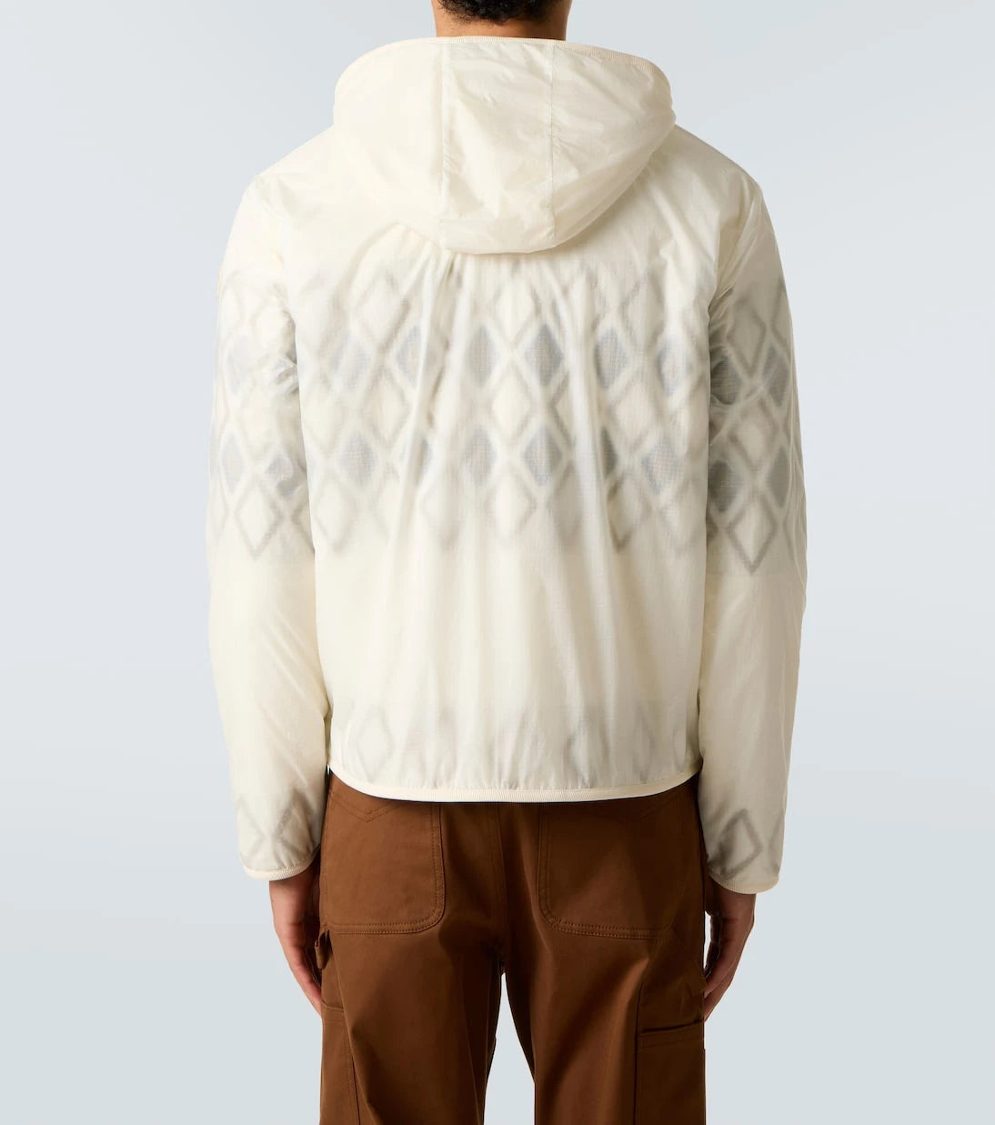 Moncler - Argyle reversible virgin wool jacket