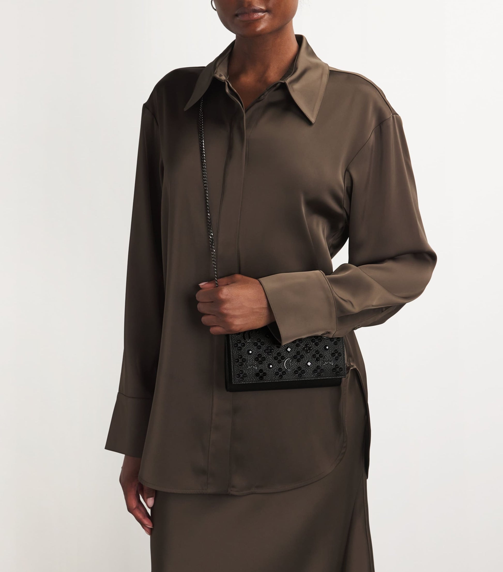 Black Paloma Clutch Bag