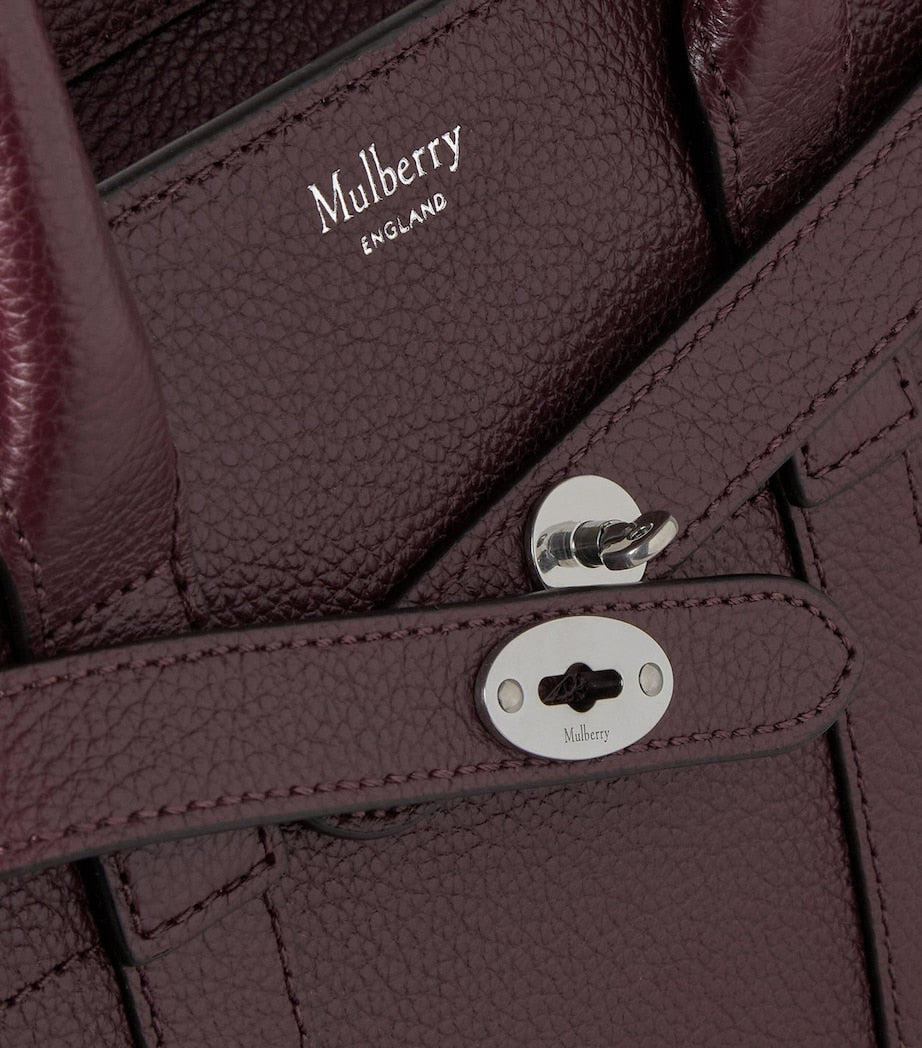 Mulberry Mini Bayswater Cross-Body Bag BLACK CHERRY