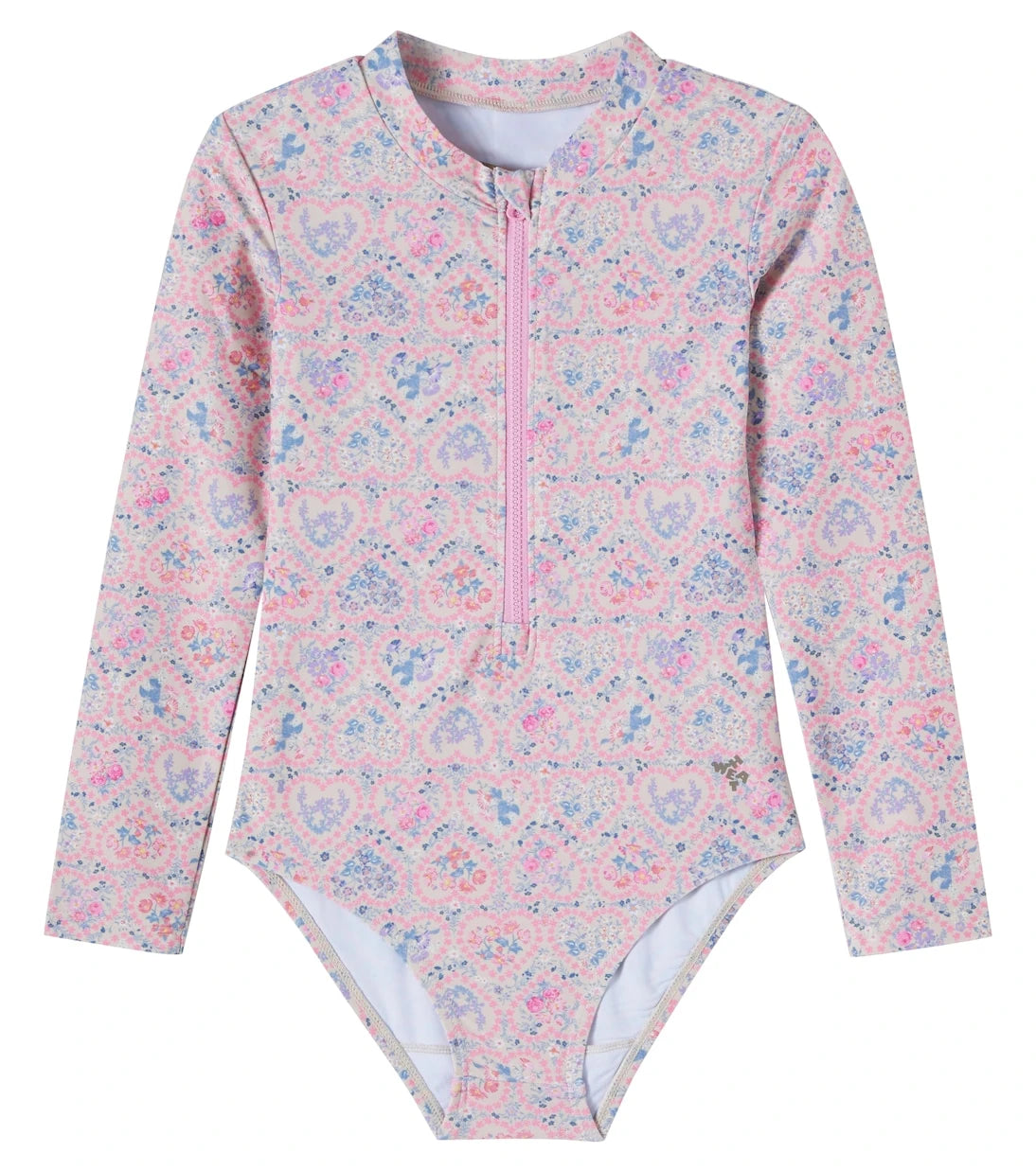 Wheat - Printed rashguard swimsuit