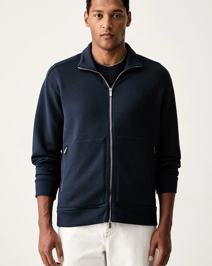 Paul&Shark fermuarlı erkek modal sweatshirt