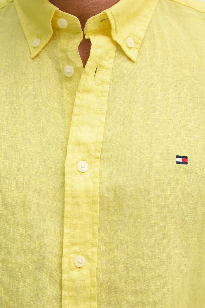 Tommy Hilfiger риза мъжка от лен