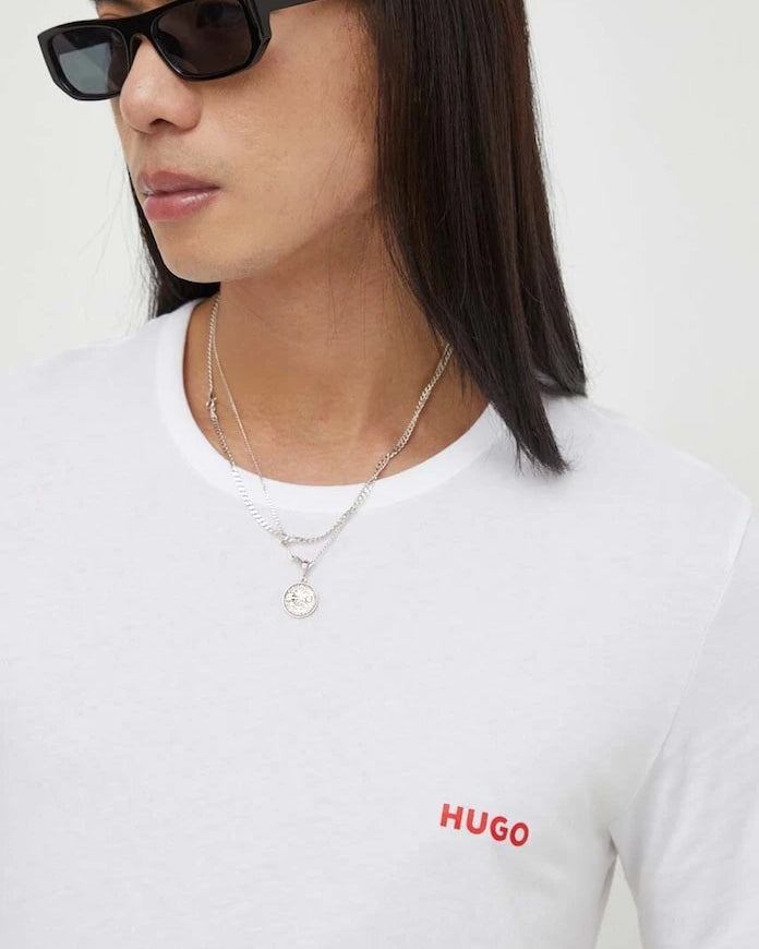 Pamuklu HUGO tişört (3 adet) T-SHIRT RN TRIPLET P