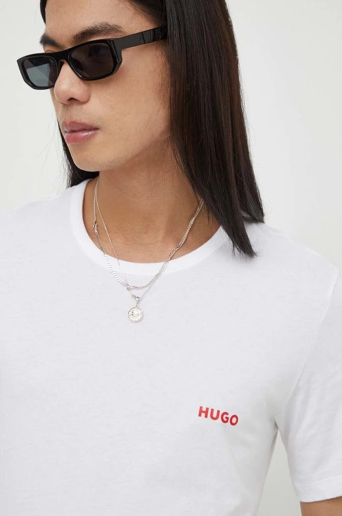 Pamuklu HUGO tişört (3 adet) T-SHIRT RN TRIPLET P