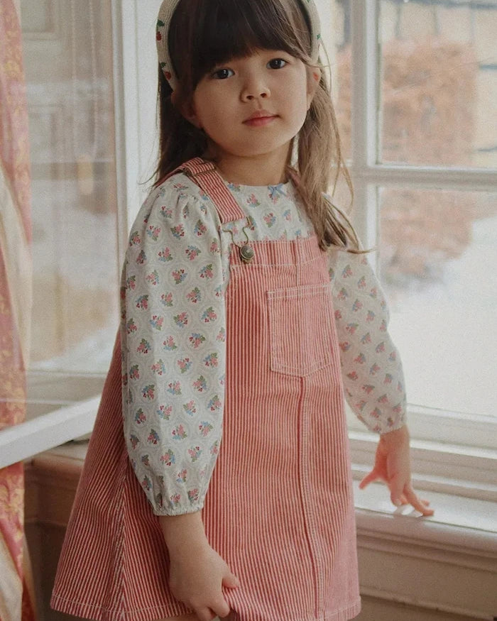 Konges Sløjd LUC SPENCER DRESS GOTS Çocuk Pamuk Elbise