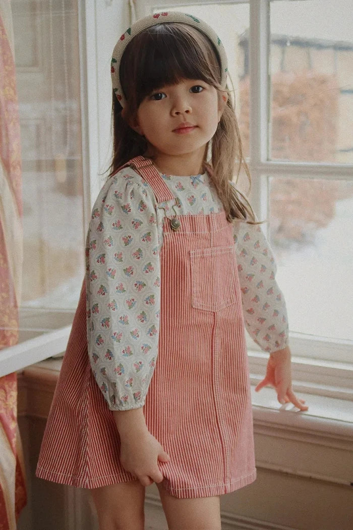 Konges Sløjd LUC SPENCER DRESS GOTS Çocuk Pamuk Elbise