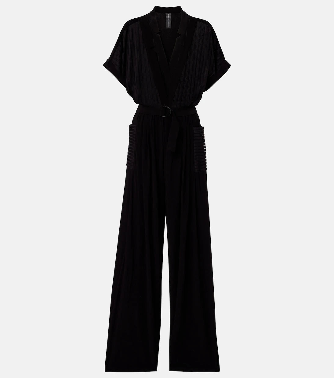 Norma Kamali - Geralyn striped semi-sheer jumpsuit