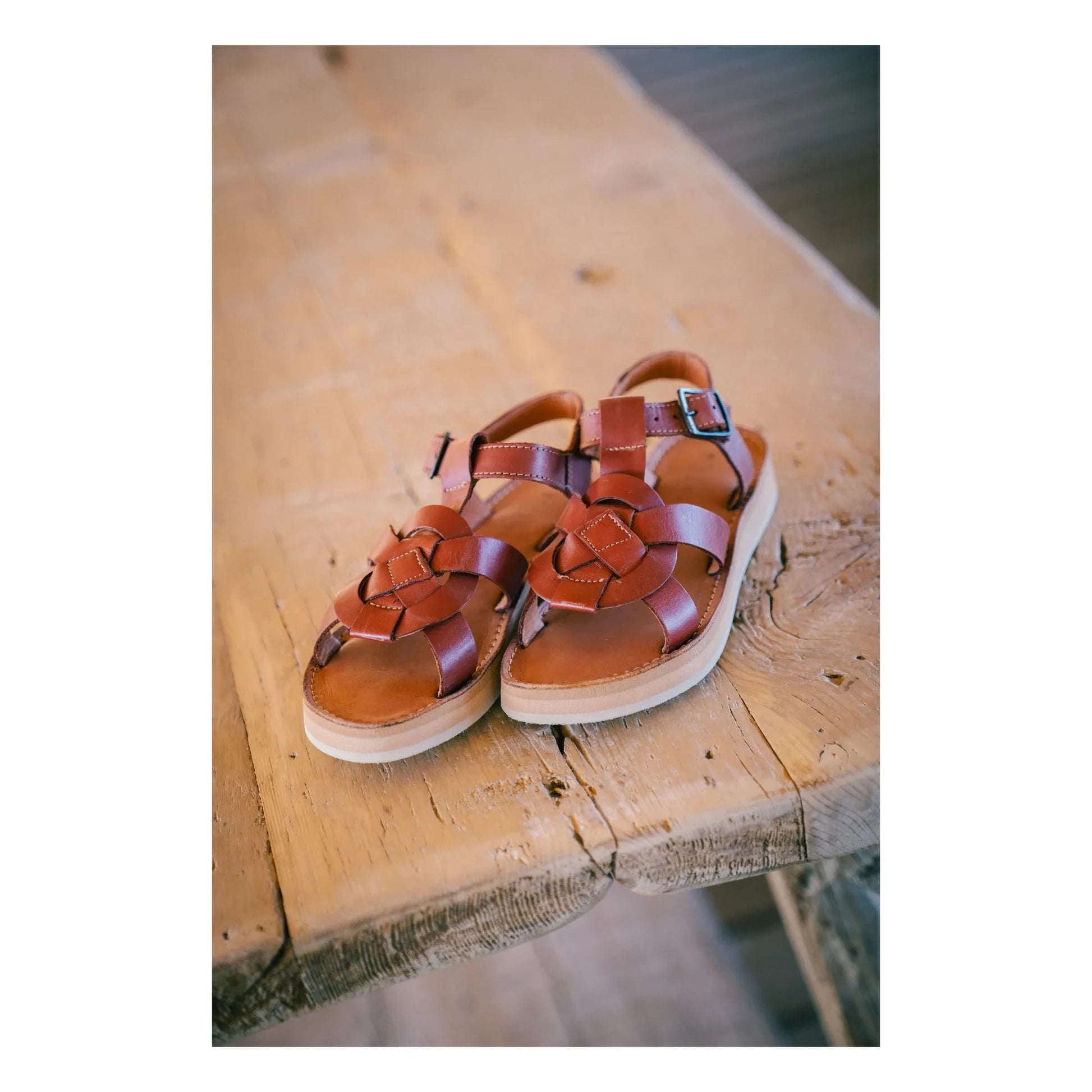 Mapache - Tulum sandals | Tabacco