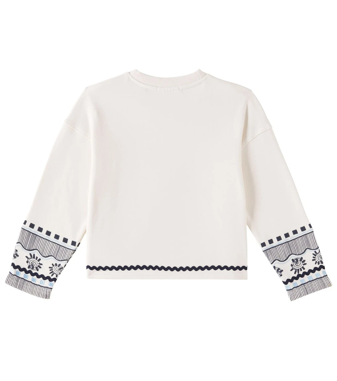 Scotch & Soda Kids - Embroidered cotton-blend sweatshirt