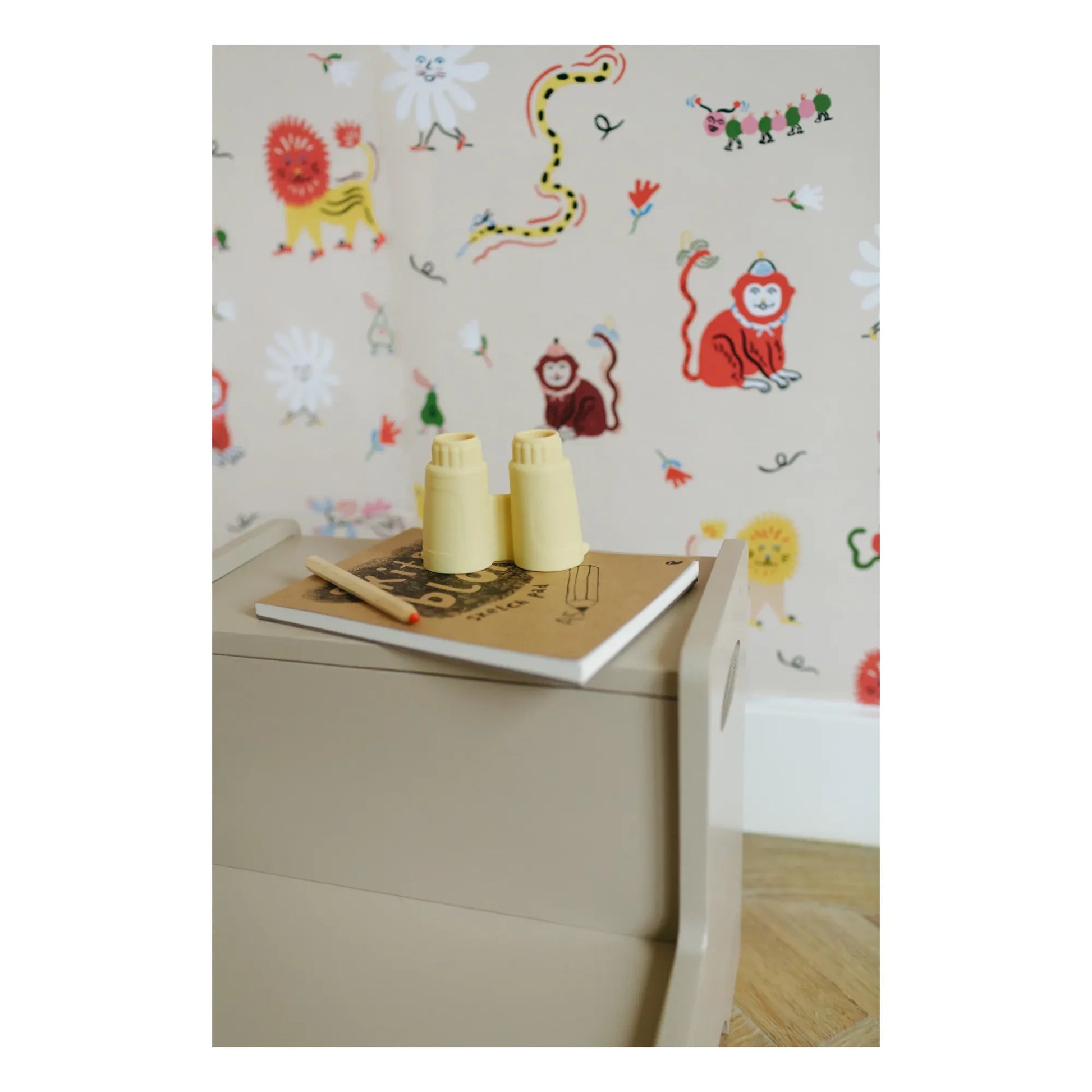 Nofred - Monkey Fun Wallpaper - Marie Assénat x Nofred | Beige