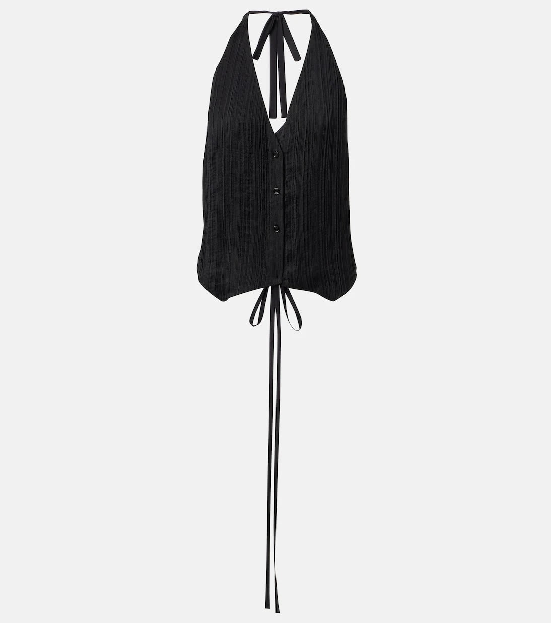 Joseph - Suez pleated halterneck vest