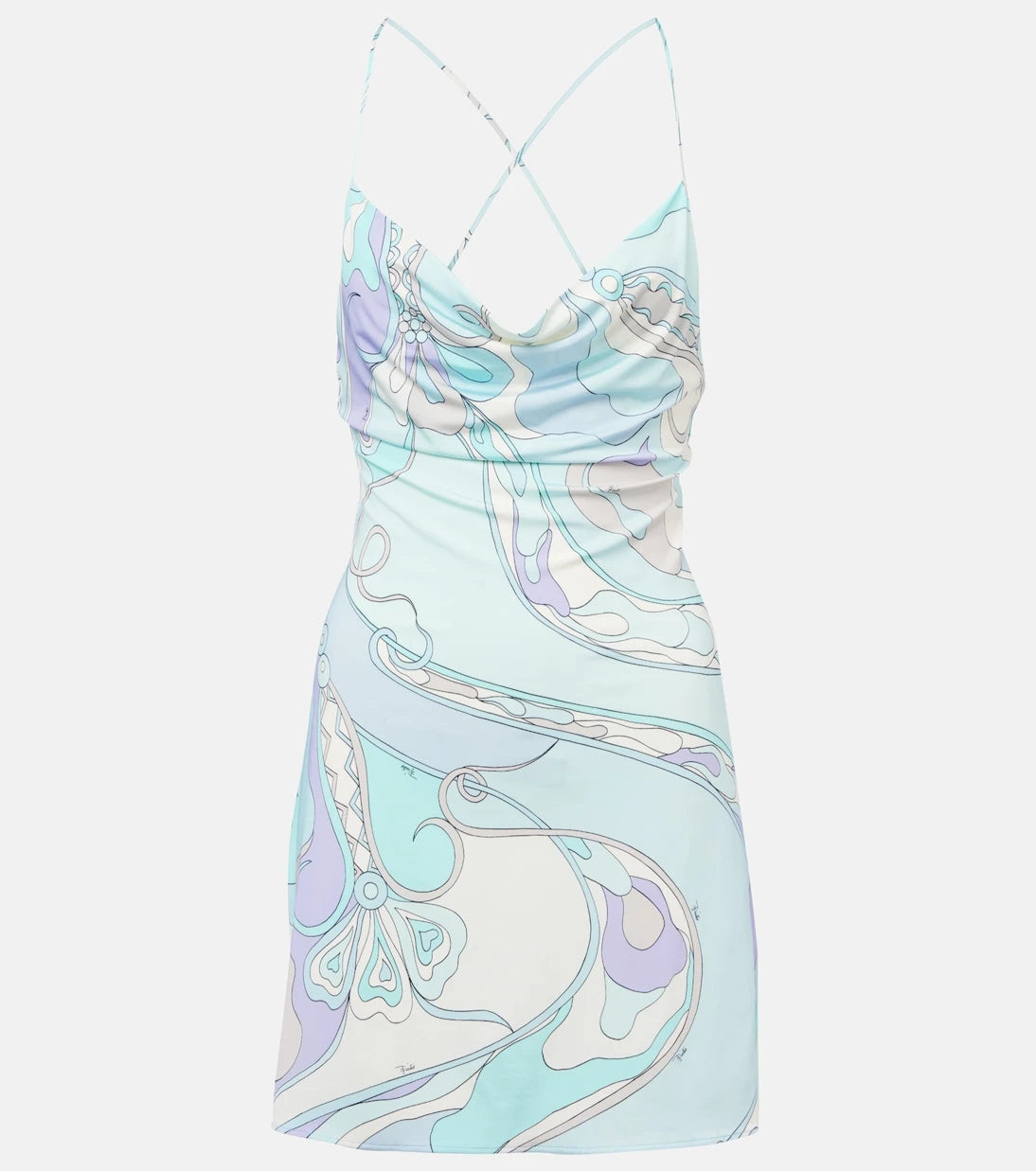 Pucci - Orchidee jersey slip dress