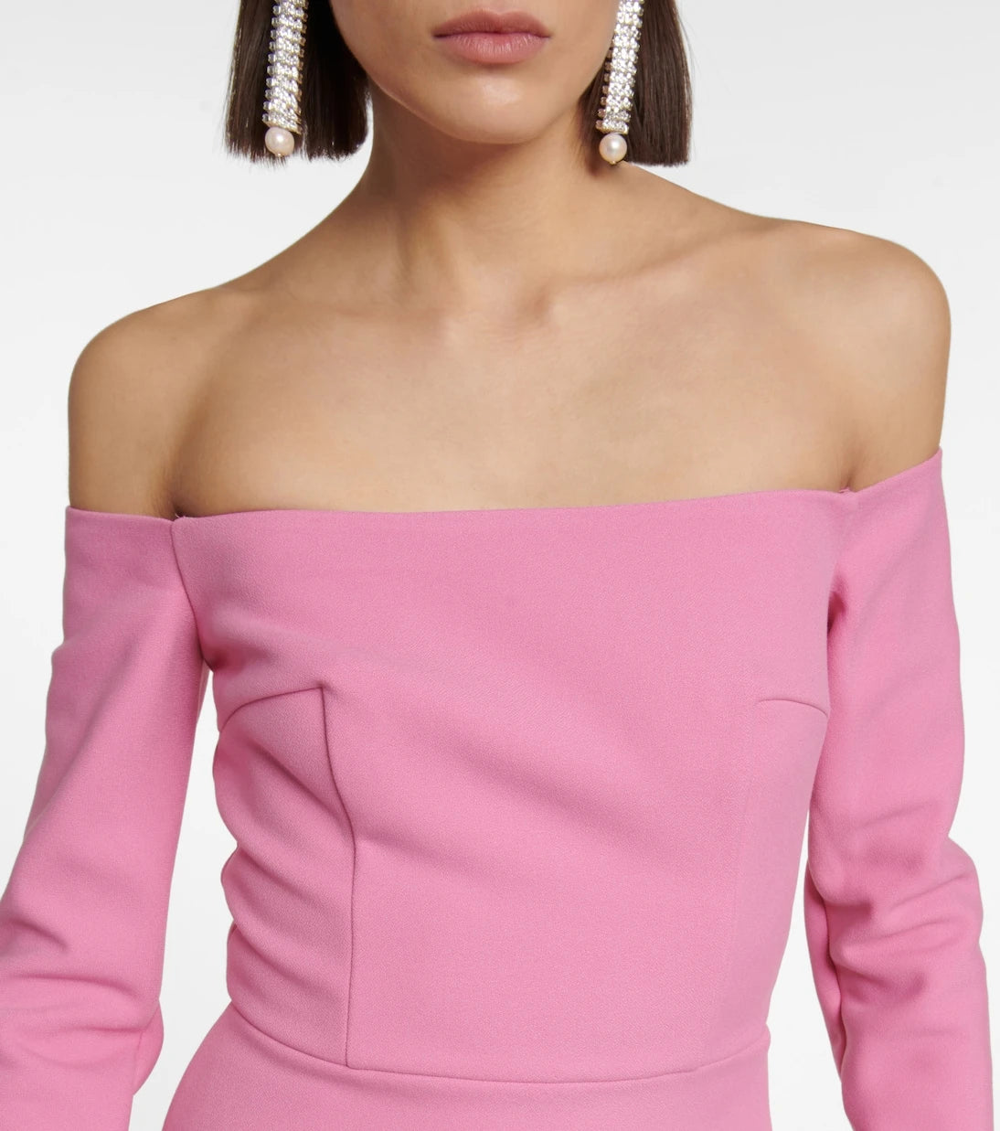 Emilia Wickstead - Everleigh crêpe minidress