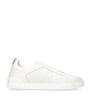 Zegna Crocodile Leather Triple Stitch Sneakers