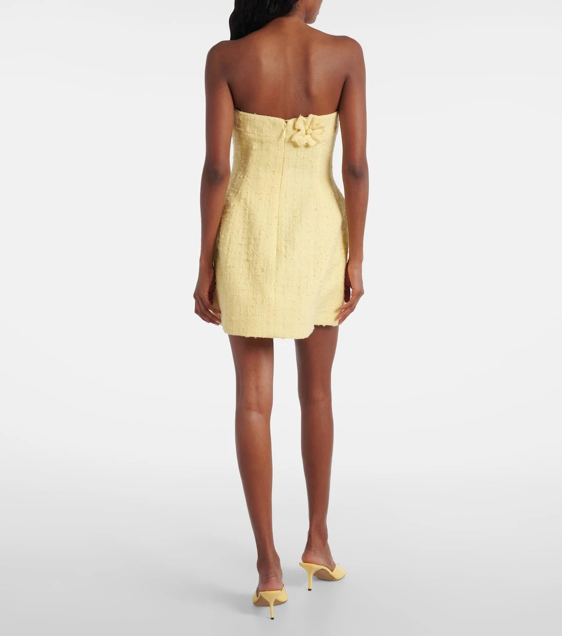 Leo Lin - Rosario tweed bustier dress