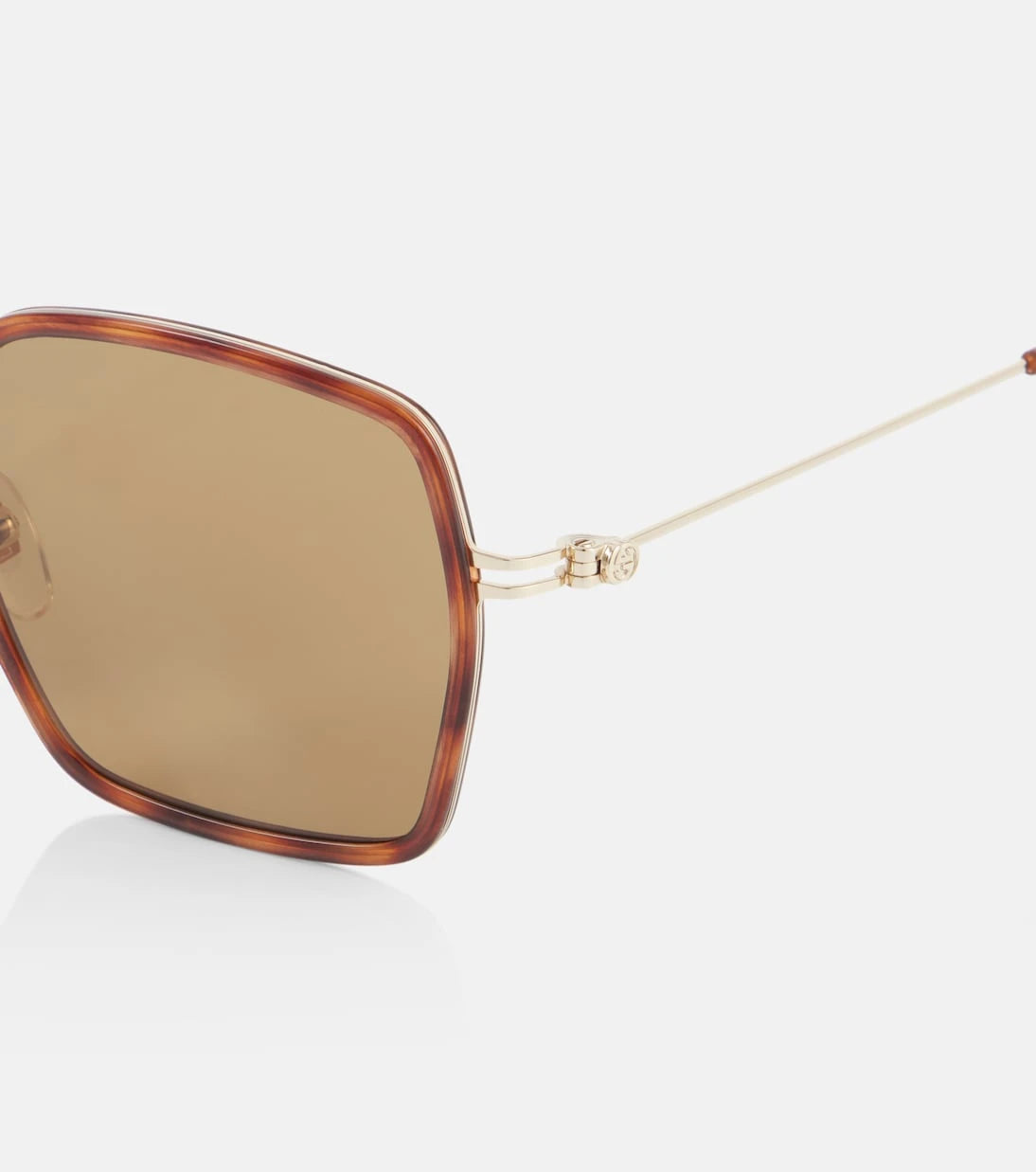Gucci - Logo square sunglasses