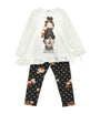 Graphic Maxi T-Shirt and Leggings Set (2-12 Years)