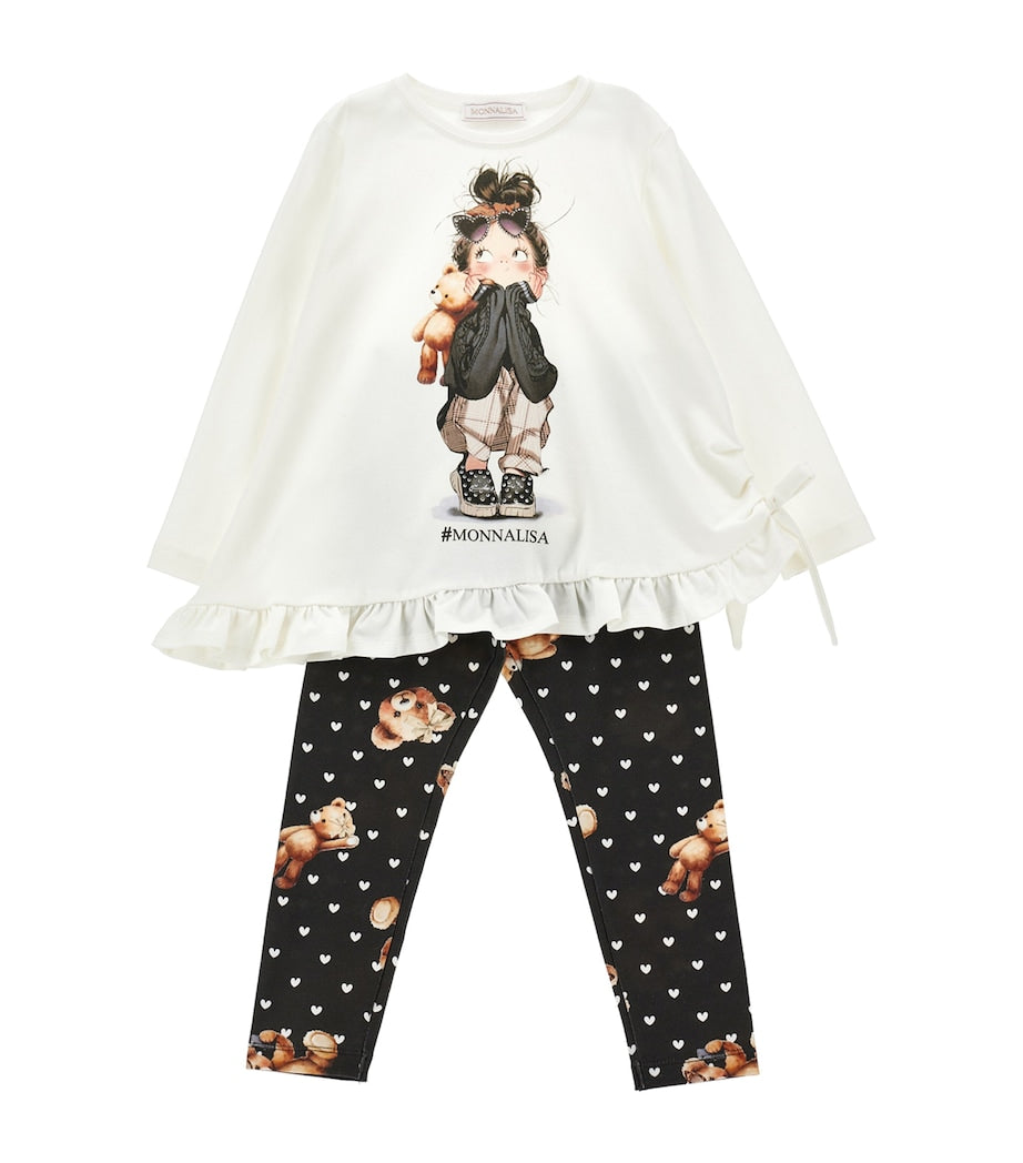 Graphic Maxi T-Shirt and Leggings Set (2-12 Years)