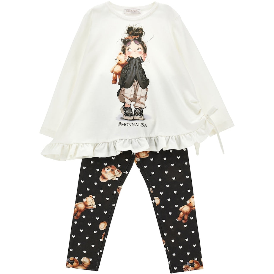 Graphic Maxi T-Shirt and Leggings Set (2-12 Years)