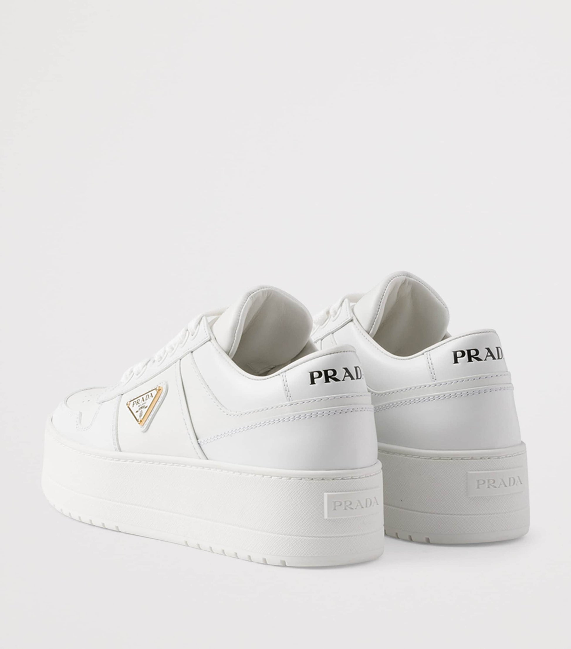White Leather Downtown Sneakers