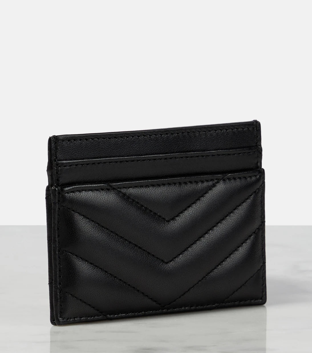 Saint Laurent - Cassandre matelassé leather card holder