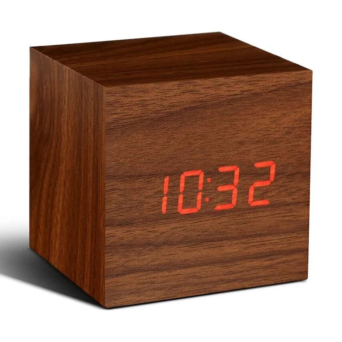 Настолен часовник Gingko Design Cube Click Clock