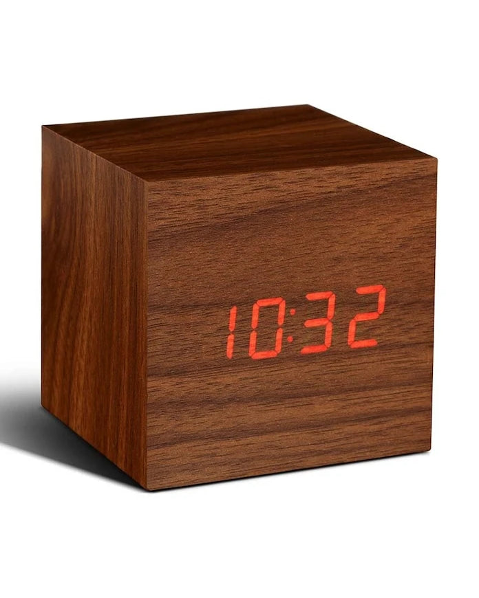Gingko Design Cube Click Clock Masa Saati