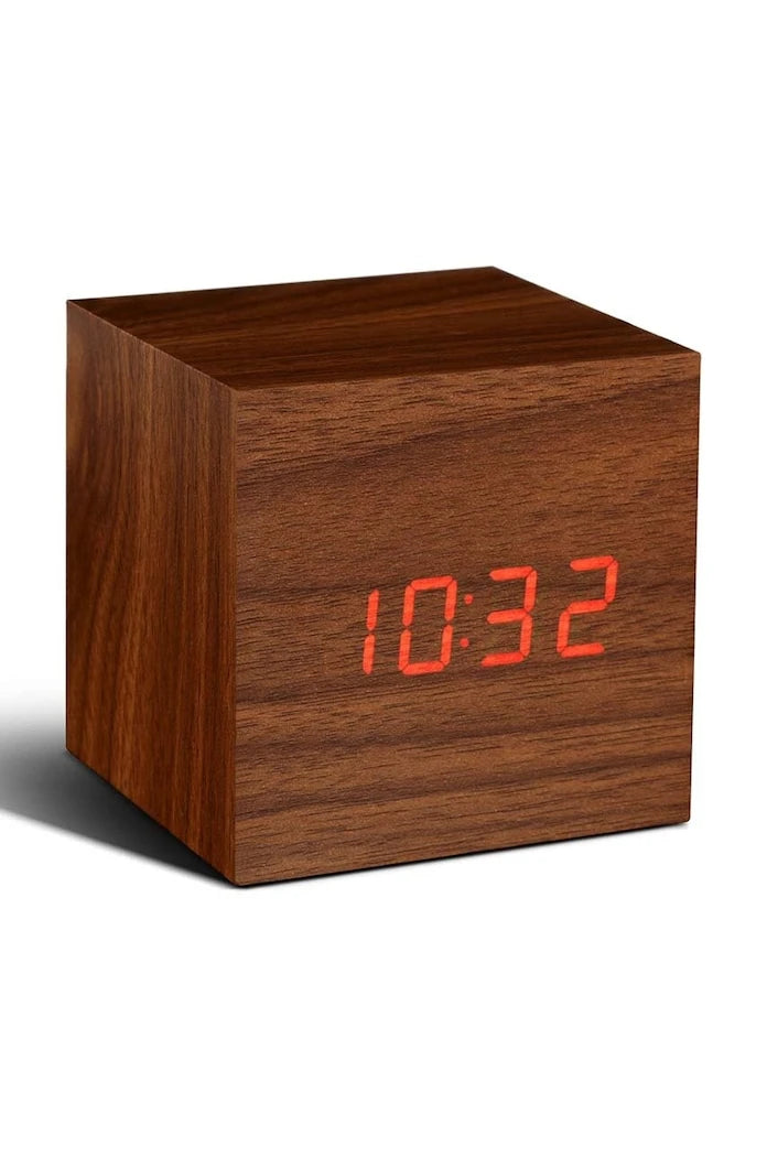 Gingko Design Cube Click Clock Masa Saati