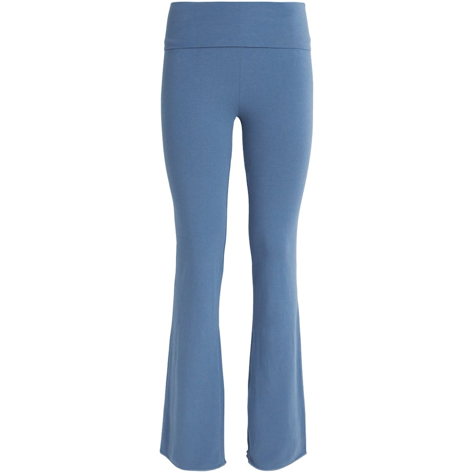 Cotton-Blend Jersey Foldover Trousers