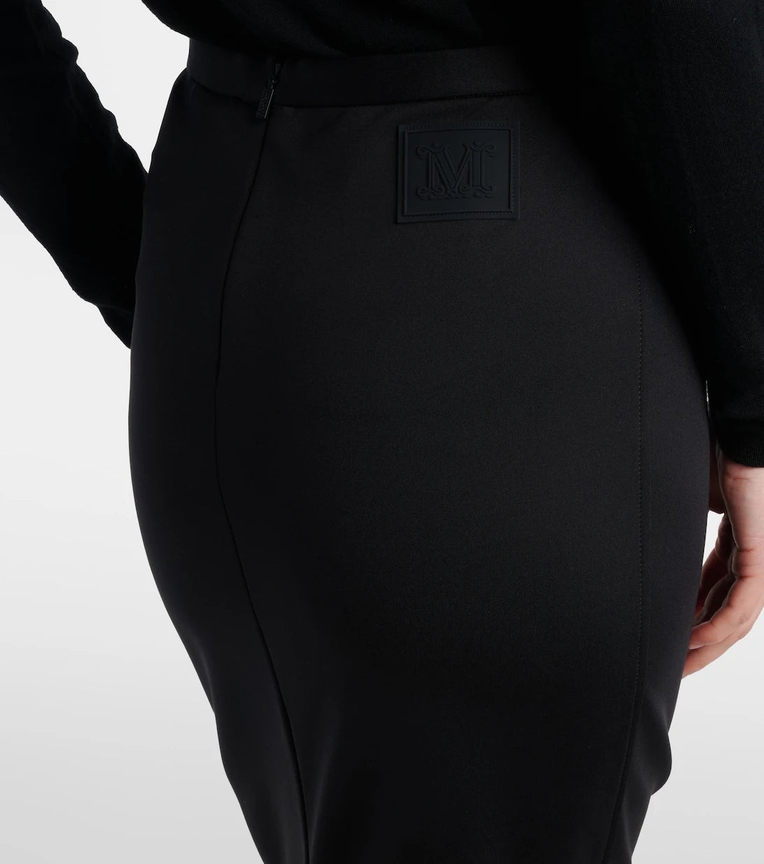 Max Mara - Piuma jersey pencil skirt