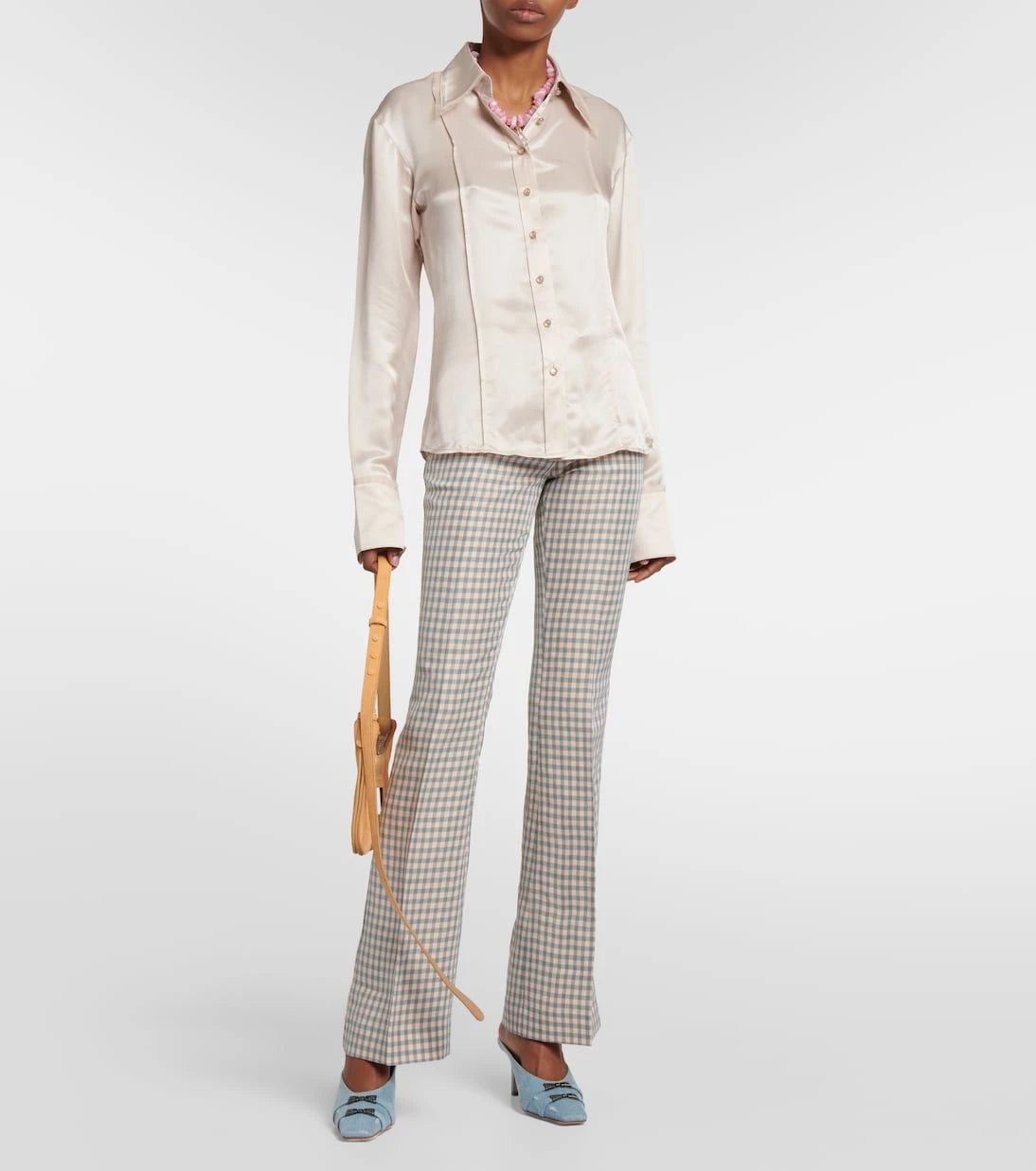 Acne Studios - Checked low-rise pants