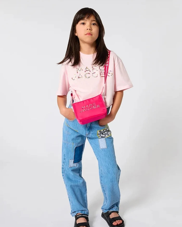 Детска памучна тениска Marc Jacobs
