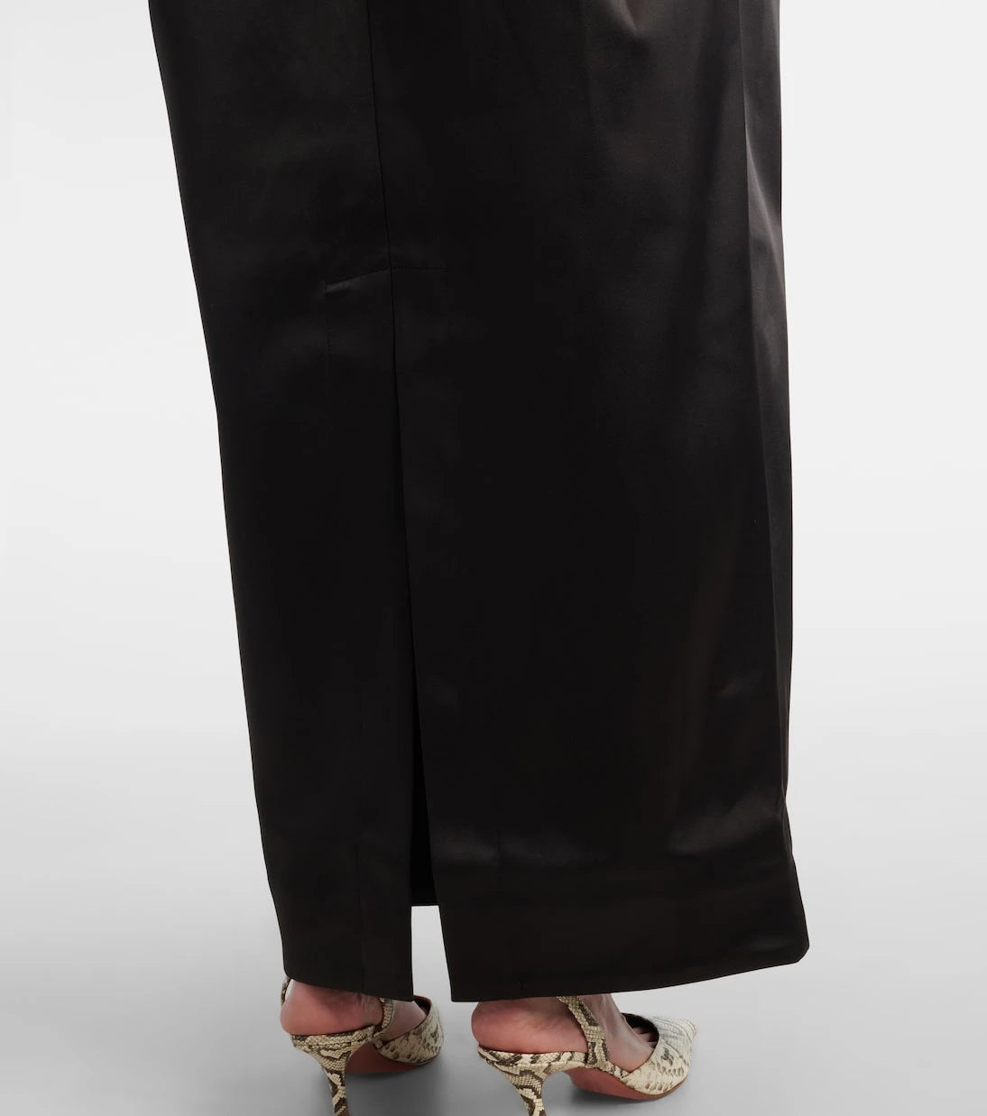 Entire Studios - Strapless sateen maxi dress