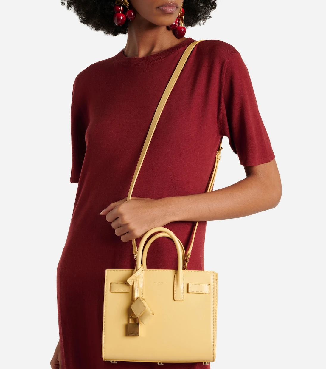 Saint Laurent - Sac De Jour Nano leather top-handle bag
