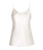 White Silk Cami Top
