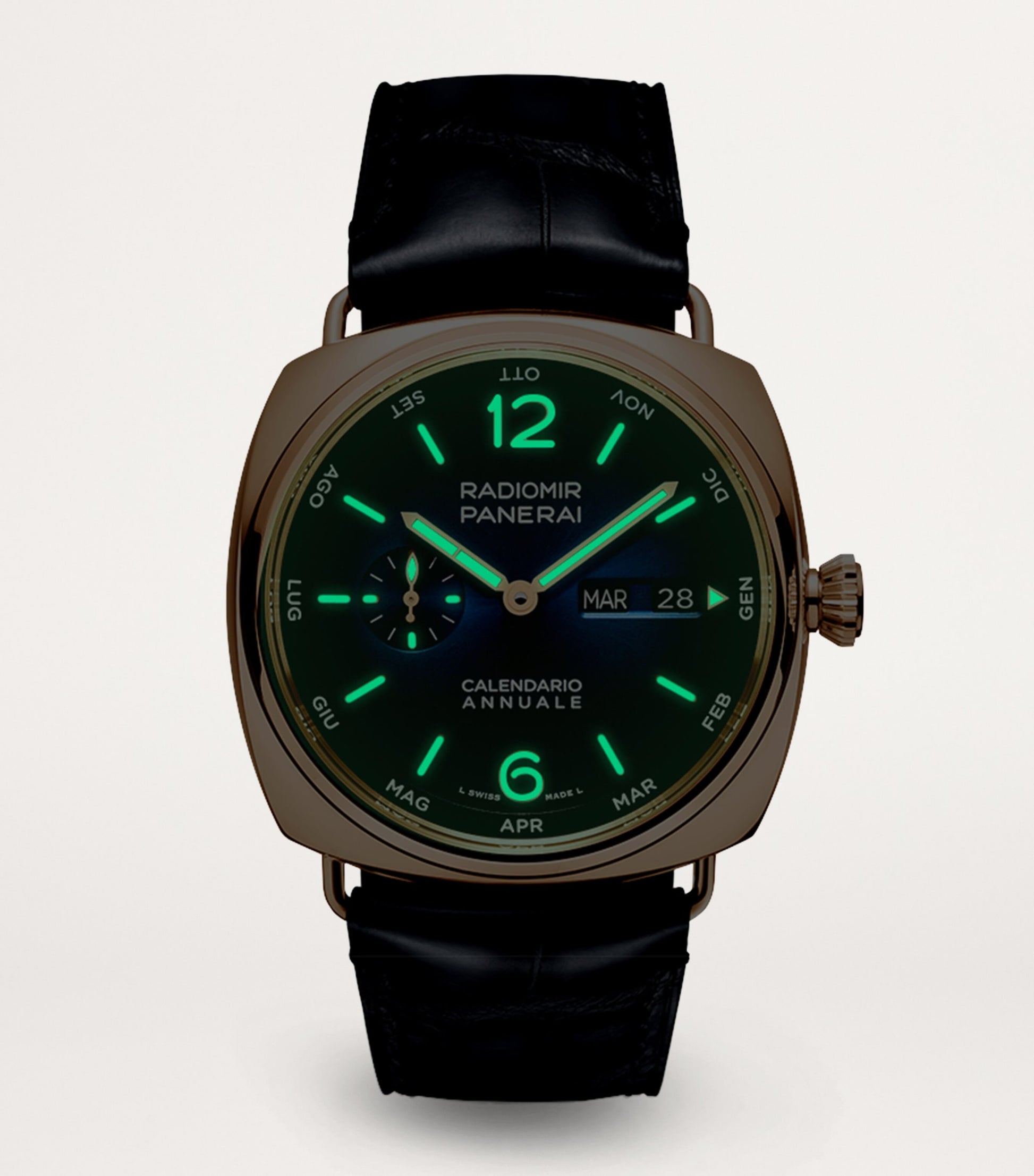 Rose Gold Radiomir Annual Calendar Watch 45mm