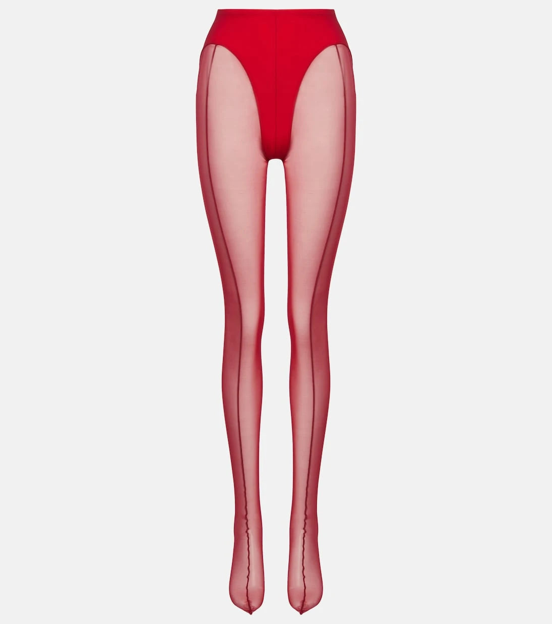 Mugler - re/edit sheer tulle tights