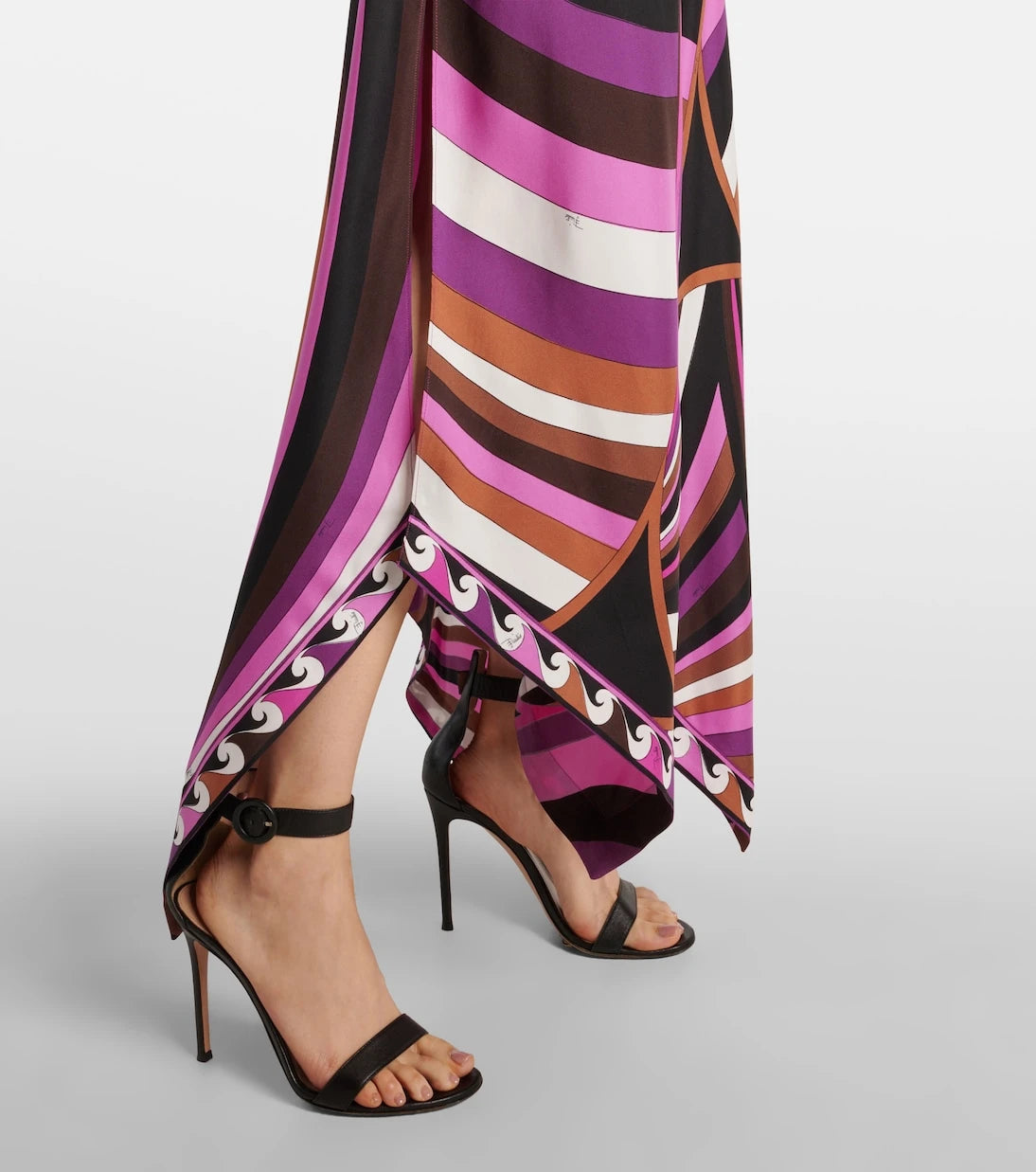 Pucci - Iride silk twill maxi dress