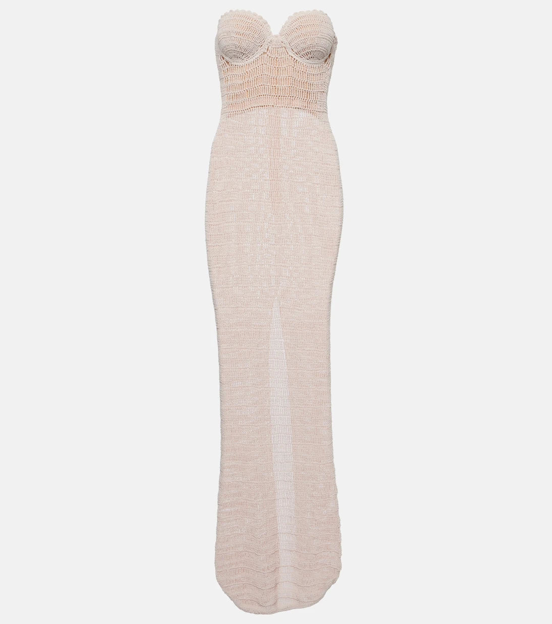 Magda Butrym - Crochet cotton and linen blend midi dress