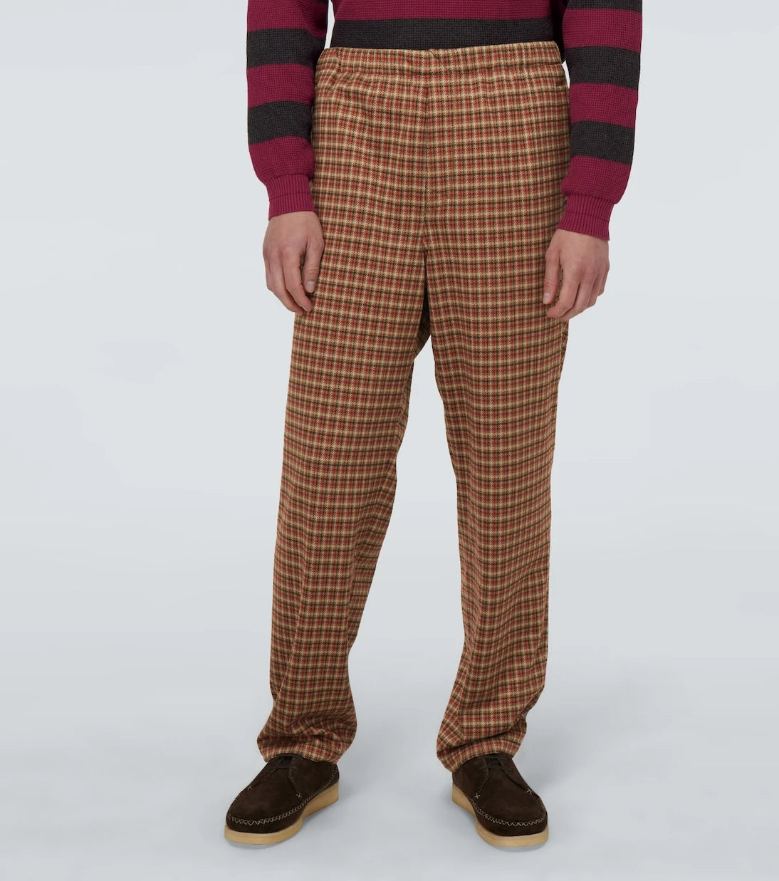 Undercover - Checked tapered pants