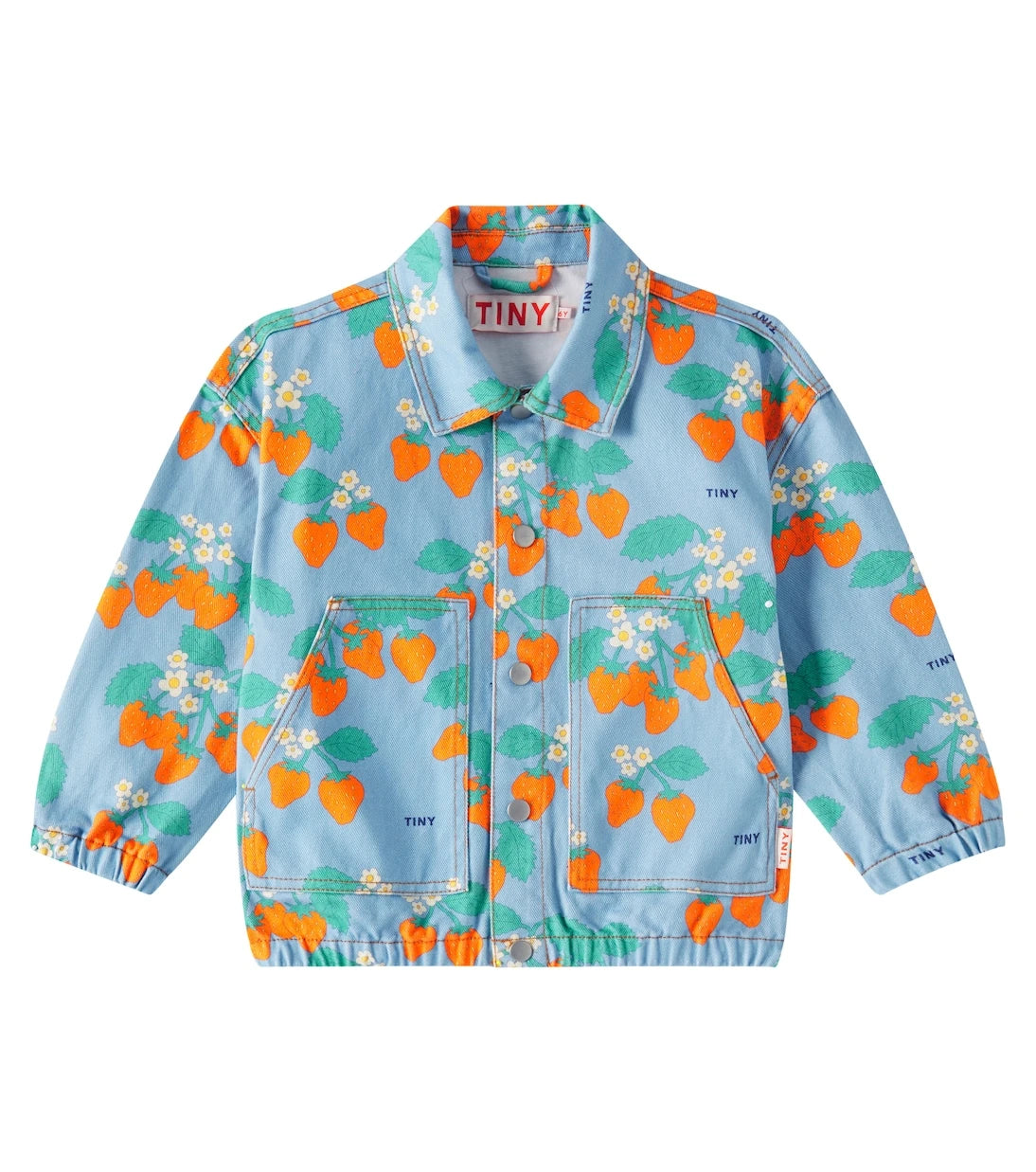 Tinycottons - Strawberries denim jacket