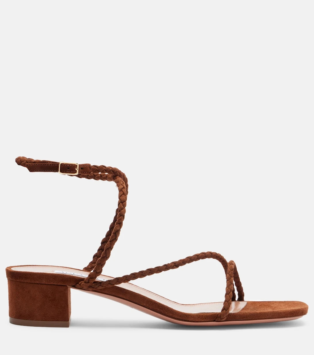 Aquazzura - Luca braided suede sandals