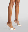 Jimmy Choo Ivory Saeda 100 Satin Sandals