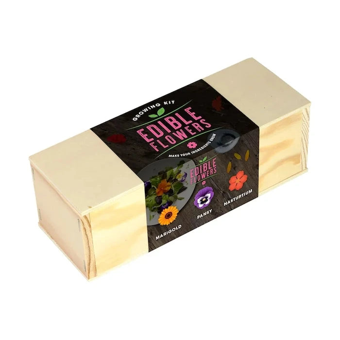 RESETEA Yenilebilir Çiçekler Yetiştirme Kiti 21 x 7,8 x 6,5 cm