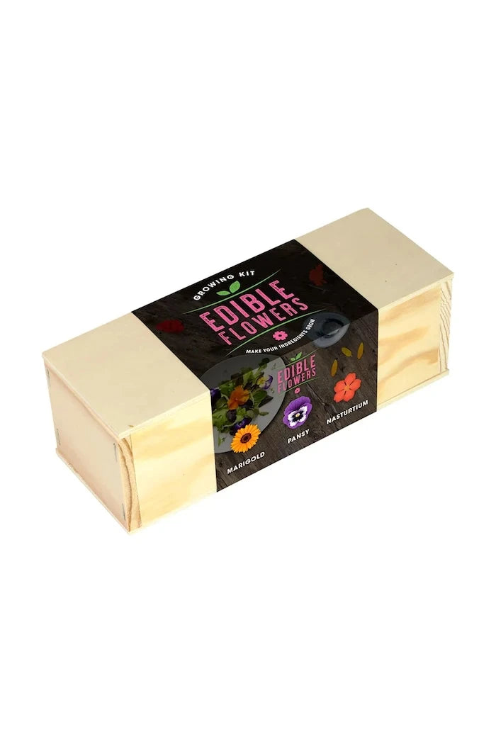 RESETEA Yenilebilir Çiçekler Yetiştirme Kiti 21 x 7,8 x 6,5 cm