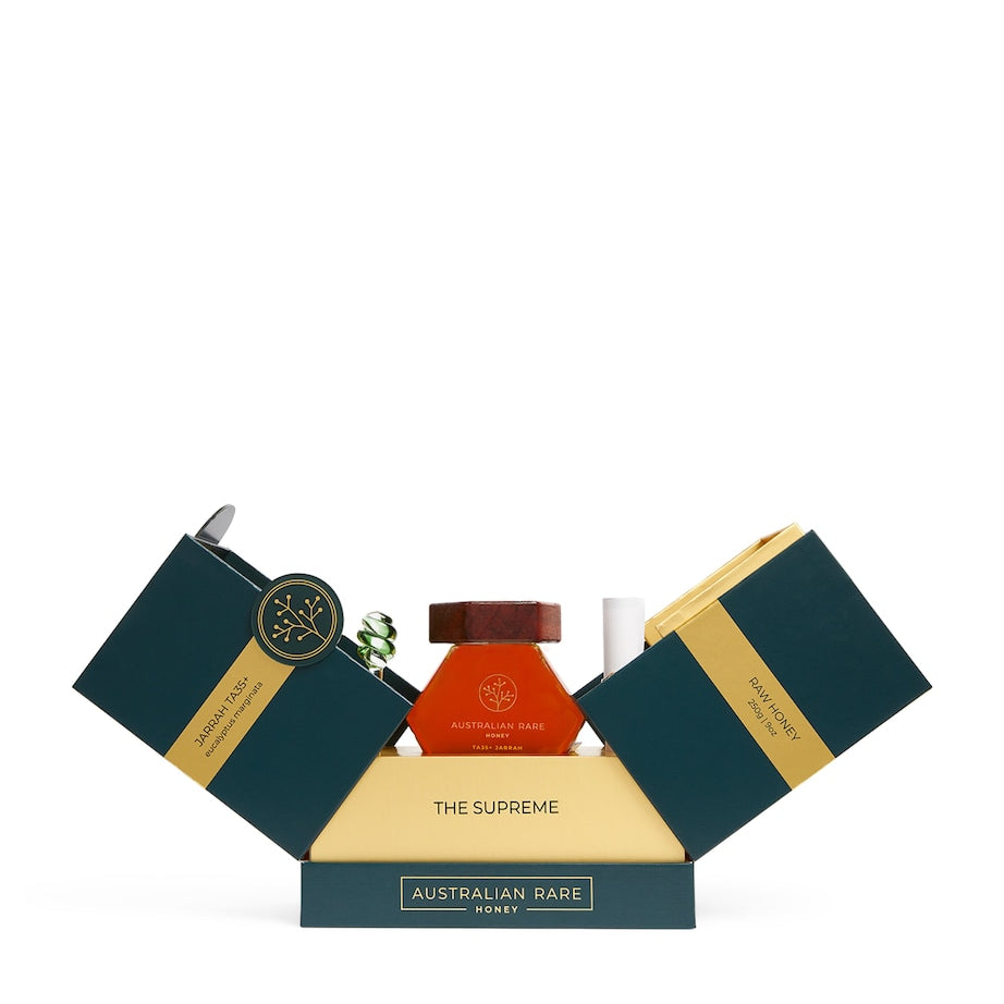 The Supreme TA35+ Jarrah Raw Honey Gift Box (250g)