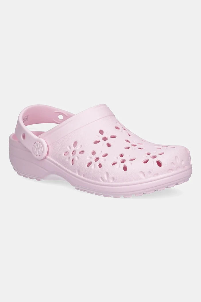 Crocs CLASSIC FLORAL CUT OUT CLOG KIDS